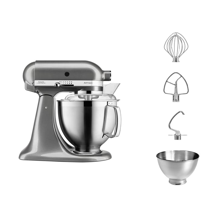 Artisan kjøkkenmaskin premium 4,8 L, Medallion silver KitchenAid