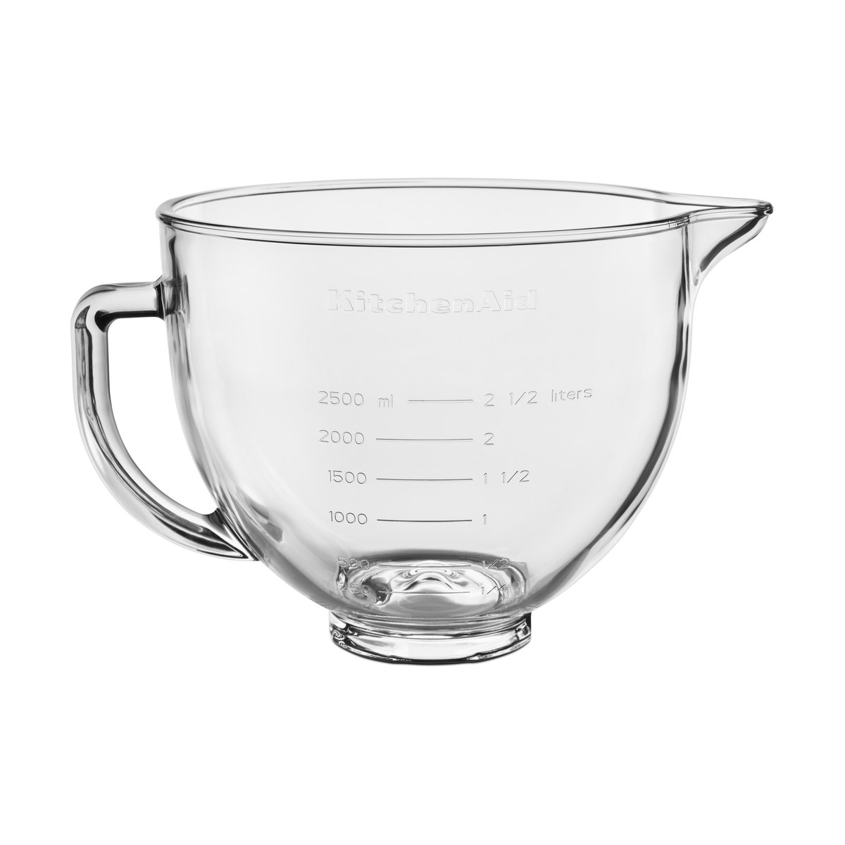 KitchenAid KitchenAid glassbolle med lokk 4,7 L Klar