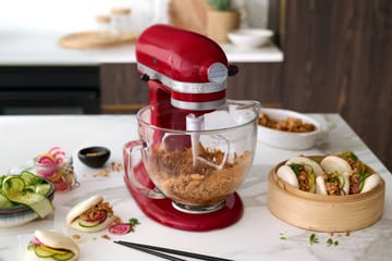 KitchenAid glassbolle med lokk 4,7 L - Klar - KitchenAid