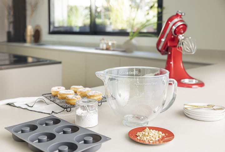 KitchenAid glassbolle med lokk 4,7 L, Klar KitchenAid