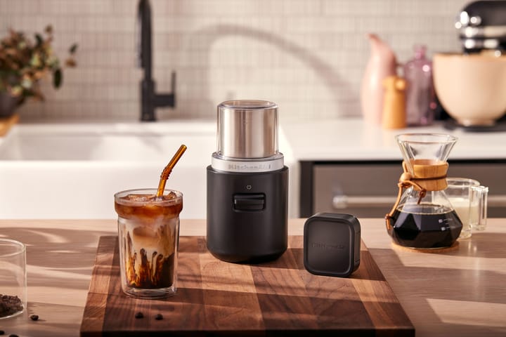 KitchenAid Go oppladbar kaffekvern med batteri, Black matte KitchenAid