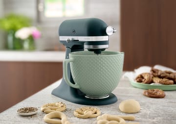 KitchenAid keramikkbolle med håndtak 4,7 L - Dew drop - KitchenAid