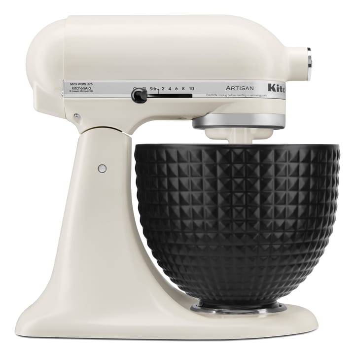 KitchenAid keramikkbolle uten håndtak 4,7 L, Black studded KitchenAid