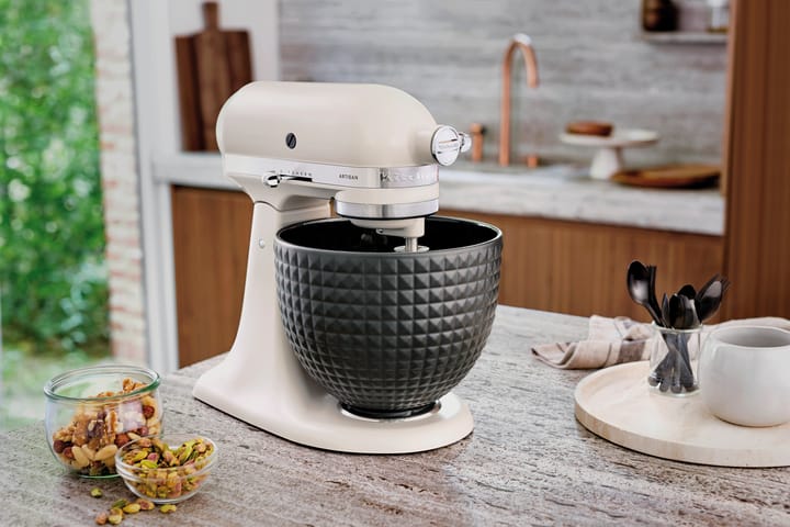 KitchenAid keramikkbolle uten håndtak 4,7 L, Black studded KitchenAid