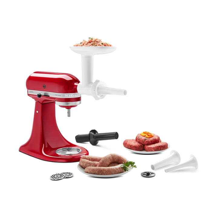 KitchenAid pølsetilbehør til kjøttkvern, White KitchenAid