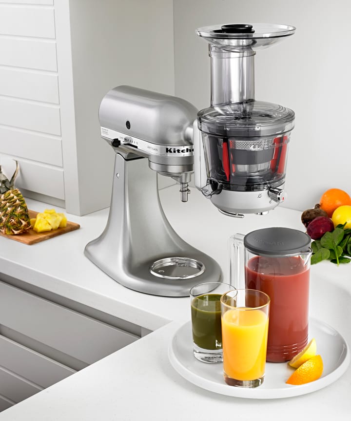 KitchenAid slowjuicer til kjøkkenmaskin, Silver KitchenAid