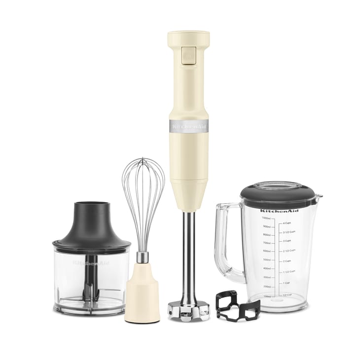 KitchenAid stavmikser sett - Almond cream - KitchenAid