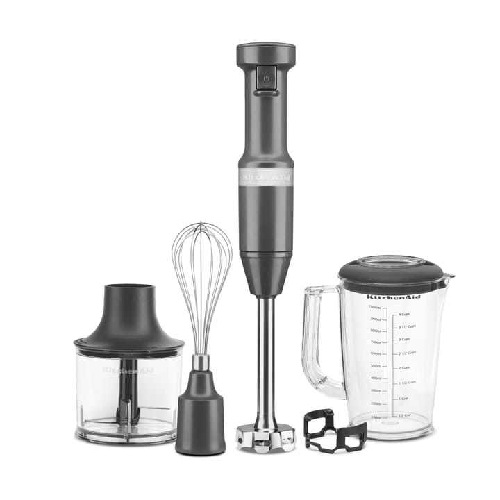 KitchenAid stavmikser sett, Dark grey KitchenAid