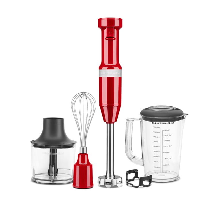 KitchenAid stavmikser sett, Empire red KitchenAid