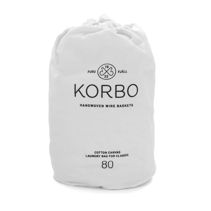 Skittentøysekk til Korbokurv, hvit 80 liter KORBO