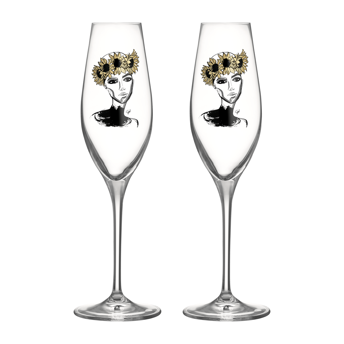 Kosta Boda All about you champagneglass 24 cl 2-stk. Let’s celebrate you