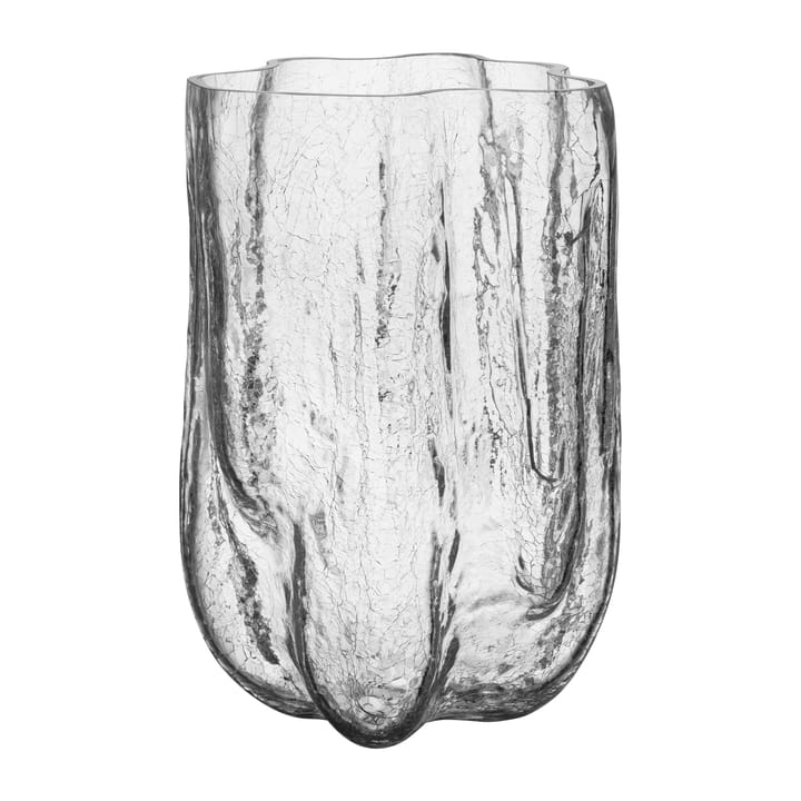 Crackle vase 37 cm - Klar - Kosta Boda