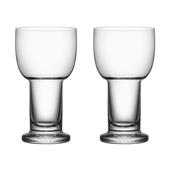 Picnic glass 48cl 2-stk. - Klar - Kosta Boda