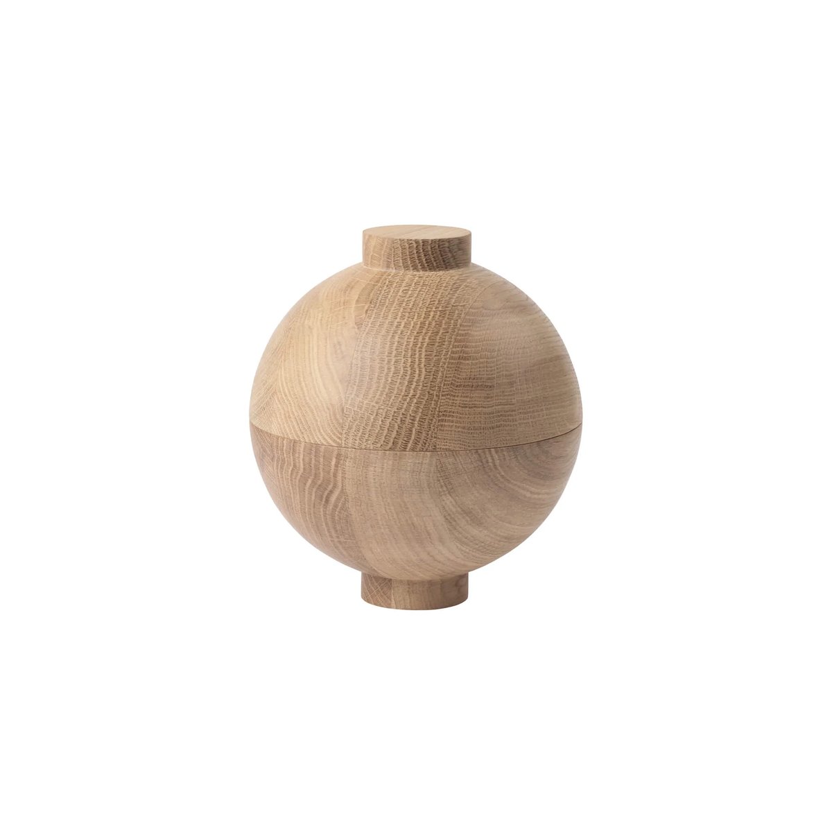 Kristina Dam Studio Wooden Sphere skål XL Ø16×18 cm Eik