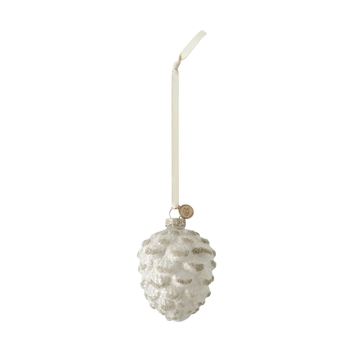 Lene Bjerre Norille juleanheng kongle 10 cm Off white