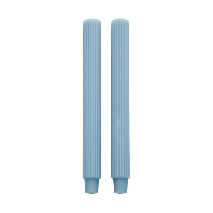 Ribbat ljus 25 cm 2-pack - F. Blue - Lene Bjerre