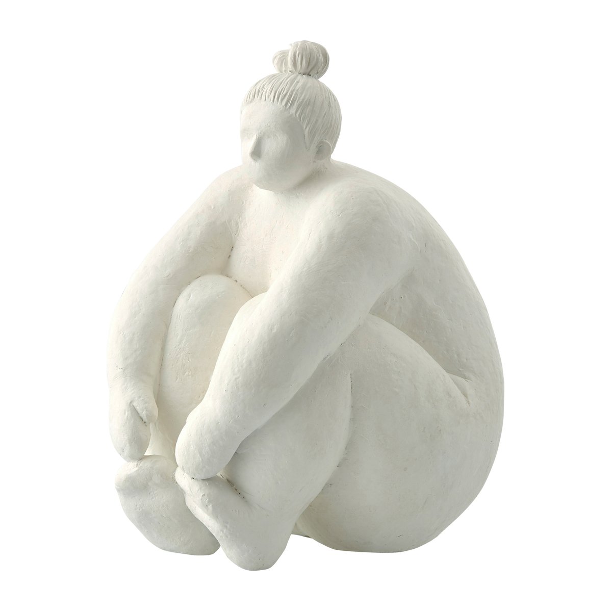 Lene Bjerre Serafina dekorasjon kvinne sittende 24 cm White