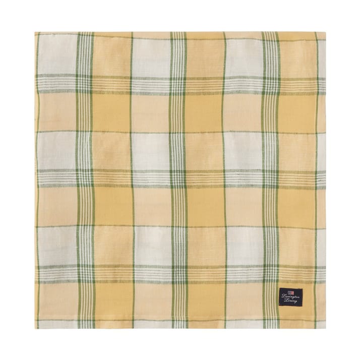 Easter Linen/Cotton bordduk 150x250 cm, Yellow-green Lexington