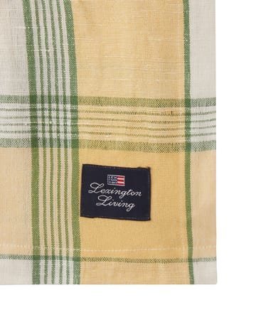 Easter Linen/Cotton bordduk 150x250 cm - Yellow-green - Lexington