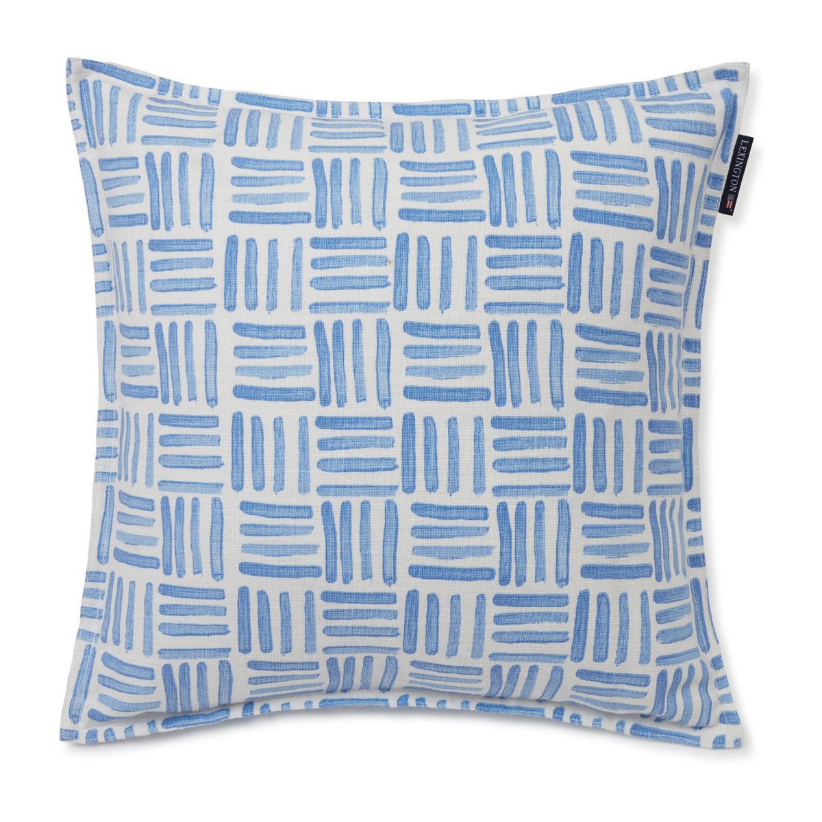 Lexington Graphic Printed Cotton Canvas putevar 50 x 50 cm Blue-White