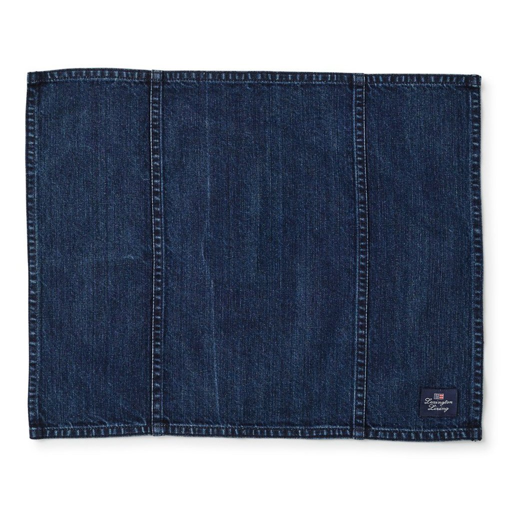 Lexington Icons Denim spisebrikke 40×50 cm Denim blue