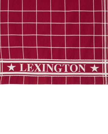 Lexington Checked kjøkkenhåndkle 50x70 cm - Rød-hvit - Lexington