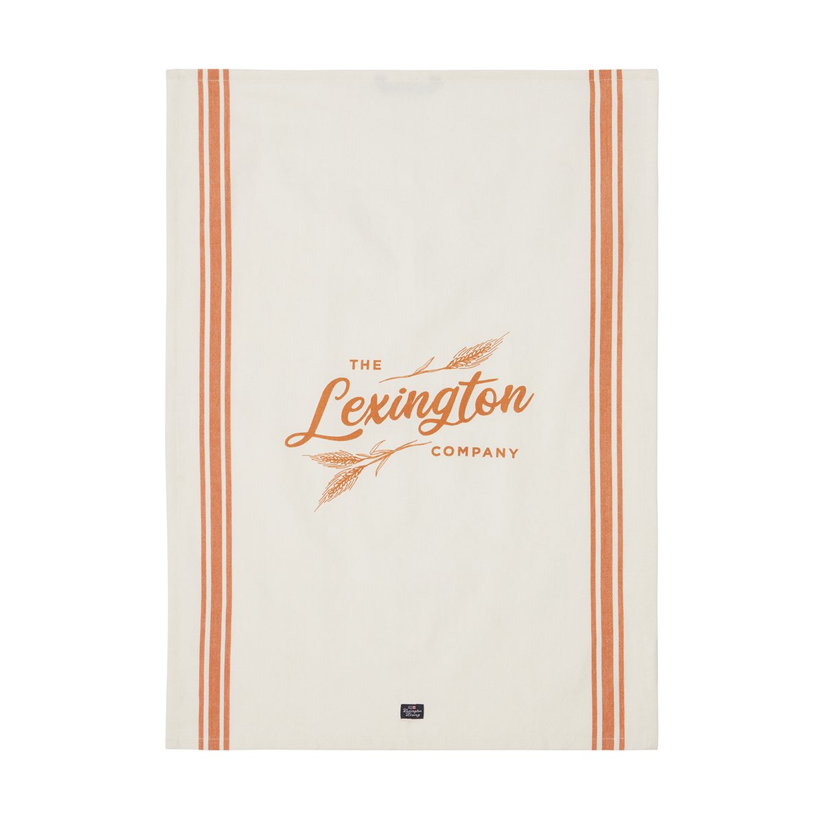 Lexington Organic Cotton kjøkkenhåndkle 50×70 cm White-orange