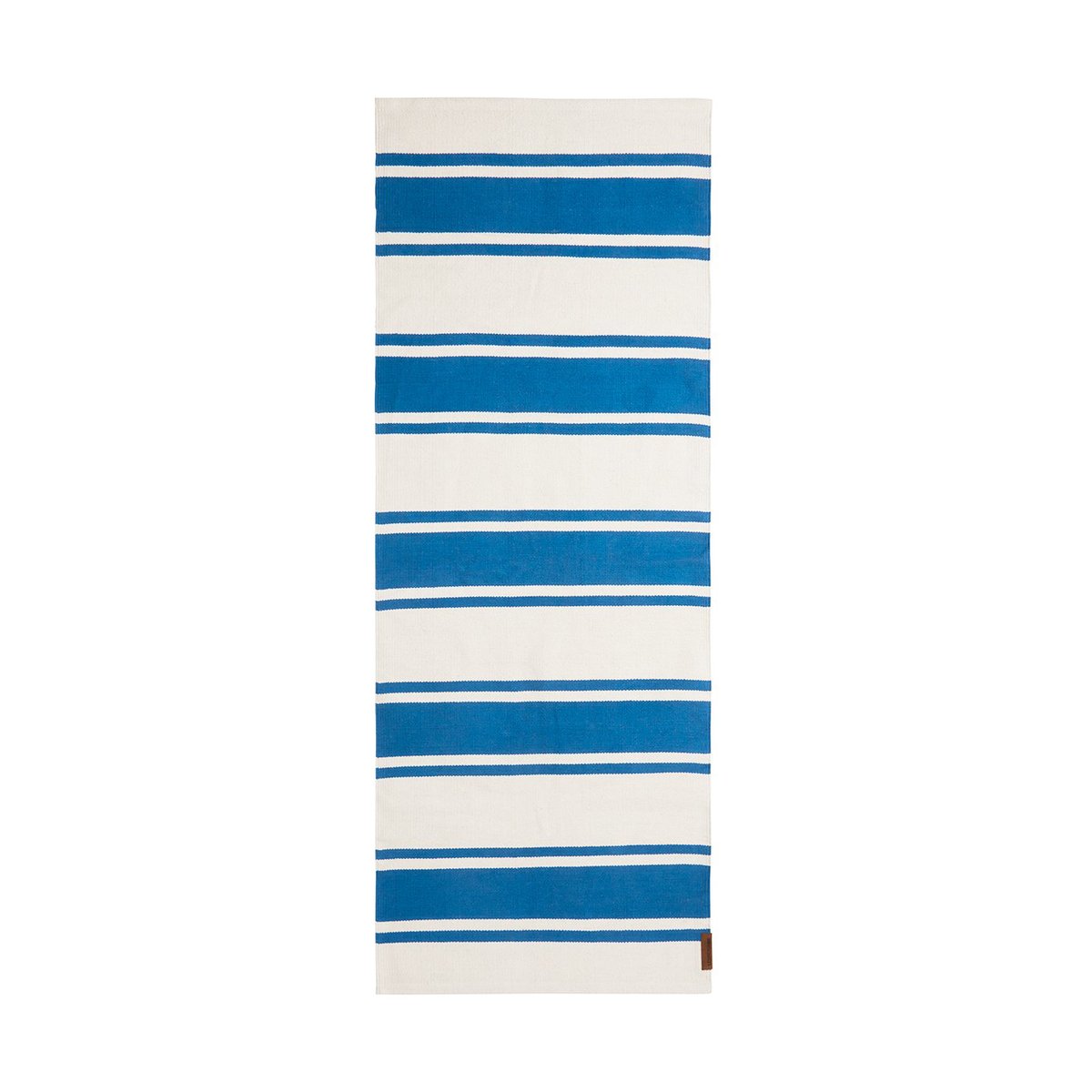 Lexington Organic Striped Cotton gangteppe 80×220 cm Blue-white