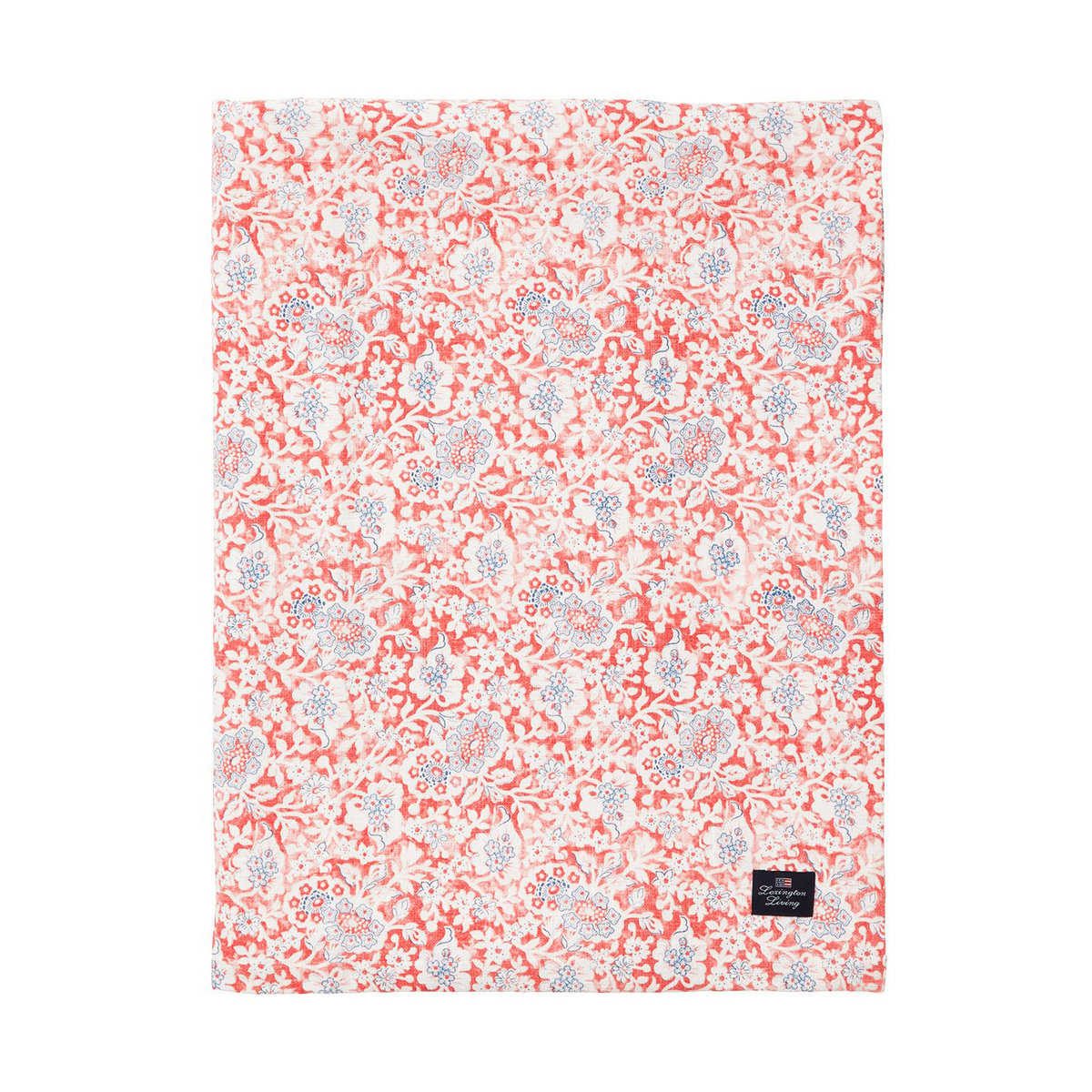 Lexington Printed Flowers Recycled Cotton bordduk 150×250 cm Coral