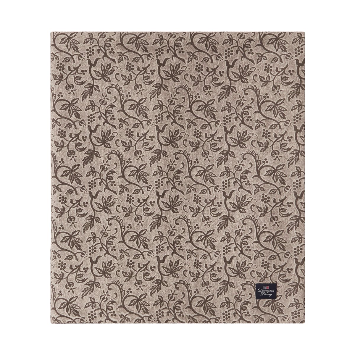 Lexington Printed Recycled Cotton duk 150×250 cm Light beige