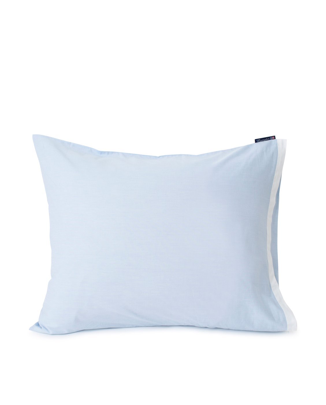 Lexington Putetrekk Contrast bomull Chambray 65×65 cm Blå-hvit