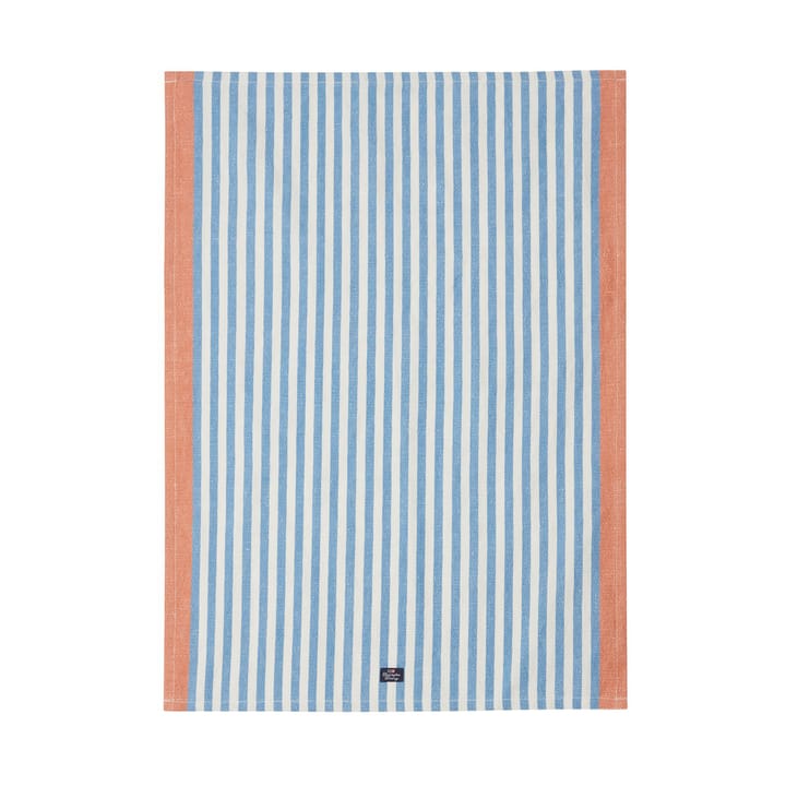 Striped Cotton Linen kjøkkenhåndkle 50 x 70 cm, Blue Lexington