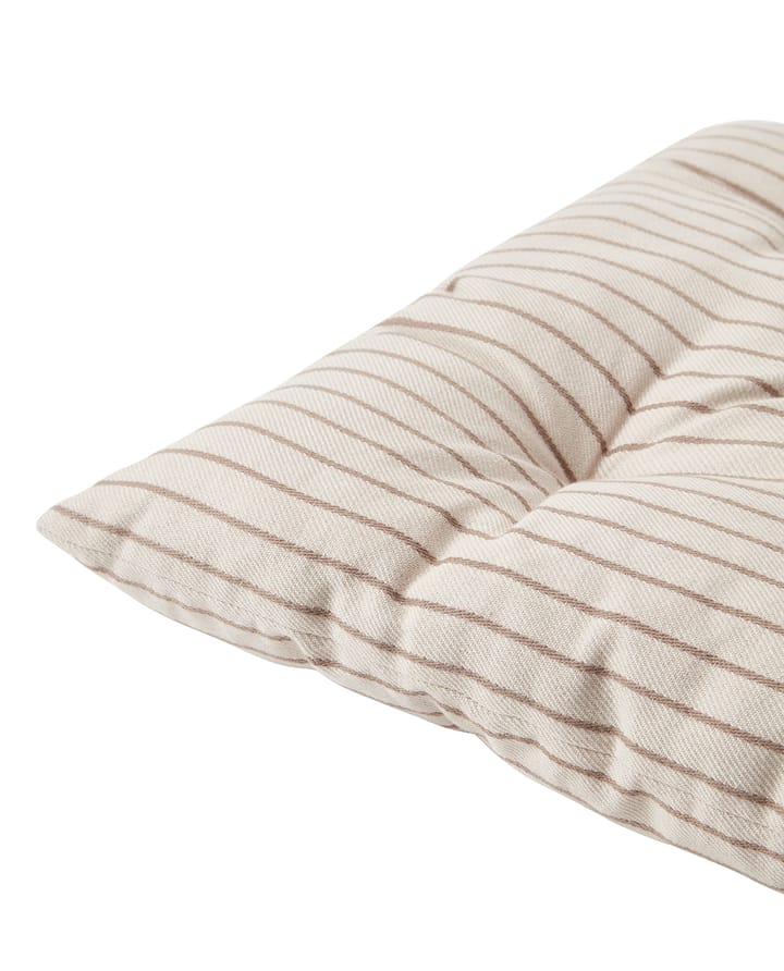 Striped Recycled Cotton sittepute 40x40 cm, Beige Lexington