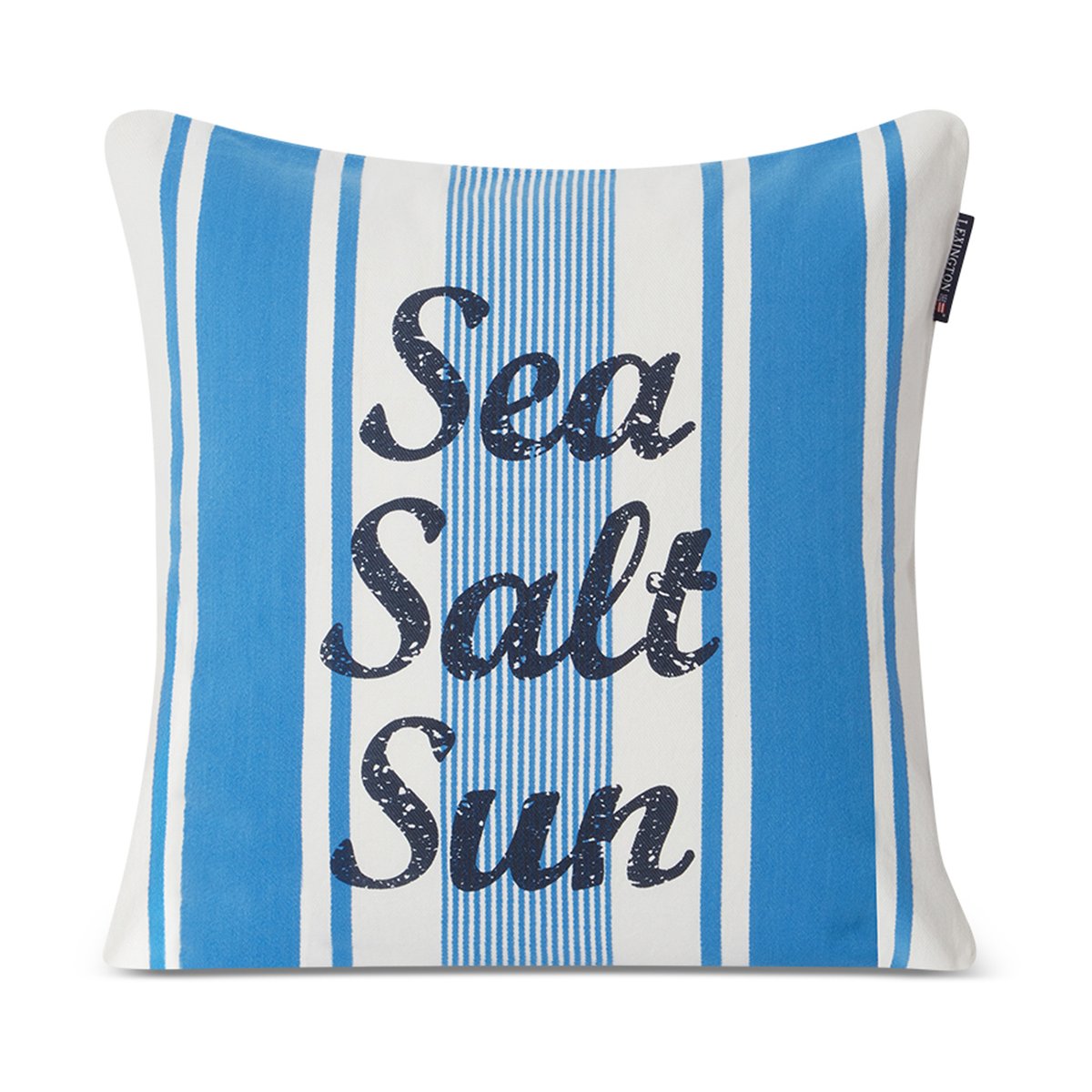 Lexington Striped Sea Salt Sun putetrekk 50 x 50 cm Blå-hvit