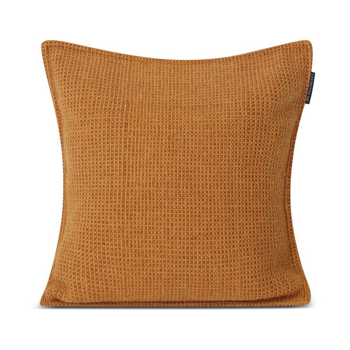 Lexington Structured Wool Cotton miks putetrekk 50 x 50 cm Mustard