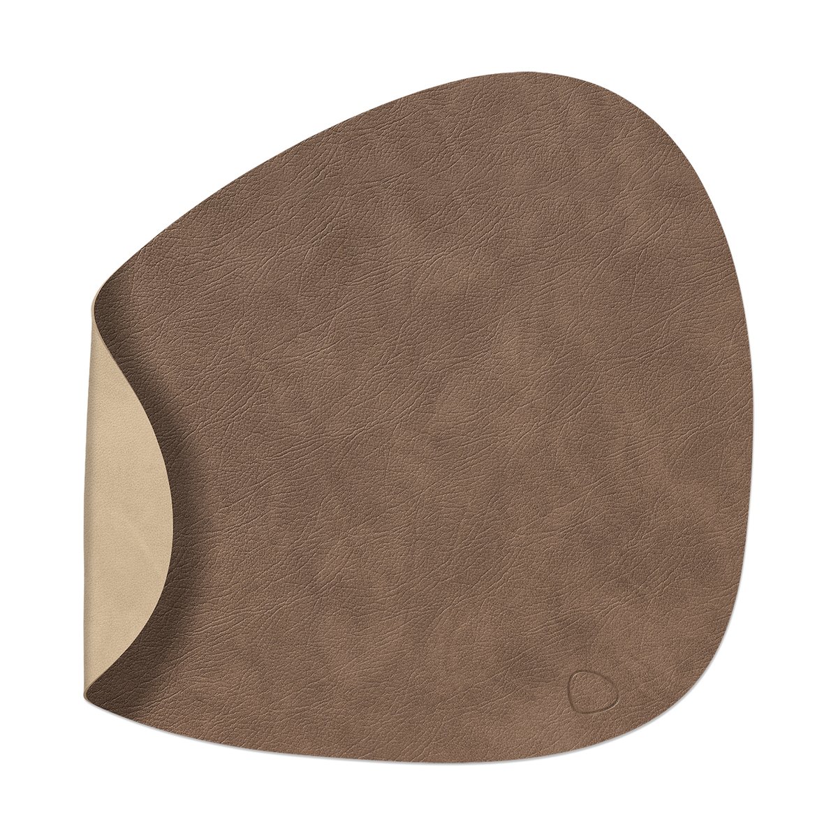 LIND DNA Cloud-Nupo spisebrikke vendbar curve L 1 stk. Brown-sand