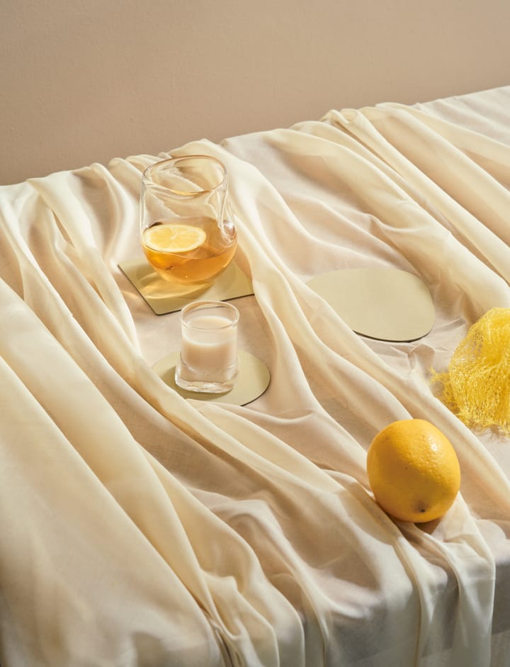 Nupo glassunderlag circle, Lemon sorbet LIND DNA