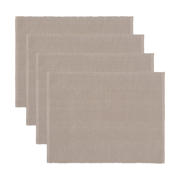 Uni bordbrikke 35x46 cm 4-pk, Brun Linum