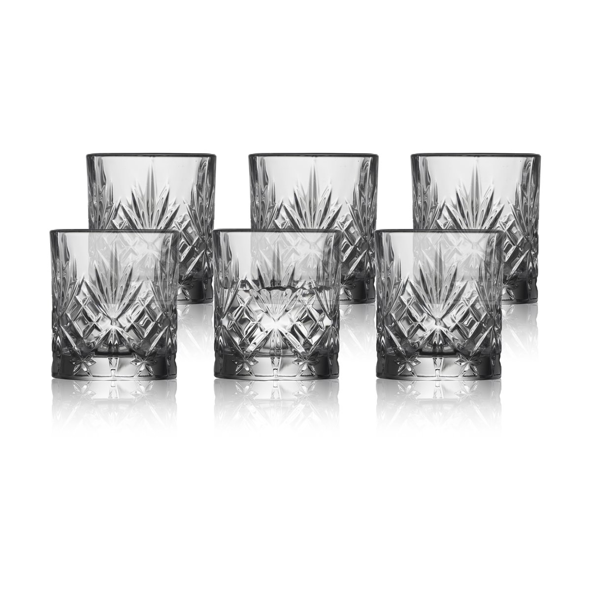 Lyngby Glas Melodia shotglass 8 cl 6-pakning Clear