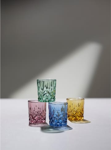 Sorrento shotglass 4 cl 4-pack - Blå - Lyngby Glas