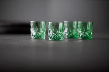 Sorrento shotglass 4 cl 4-pack - Grønn - Lyngby Glas