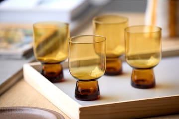 Sorrento vannglass 30 cl 4-pk - Amber - Lyngby Glas