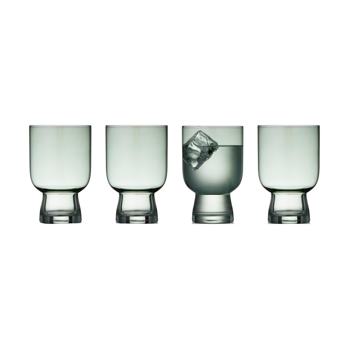 Lyngby Glas Sorrento vannglass 30 cl 4-pk Grønn