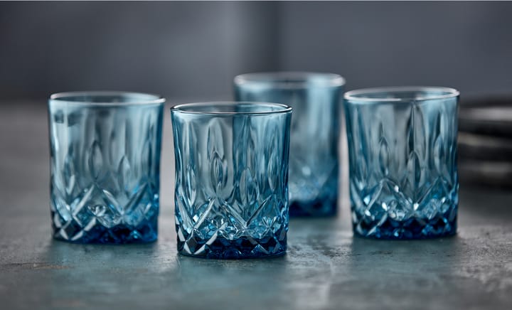 Sorrento whiskyglass 32 cl 4-pakning, Blue Lyngby Glas