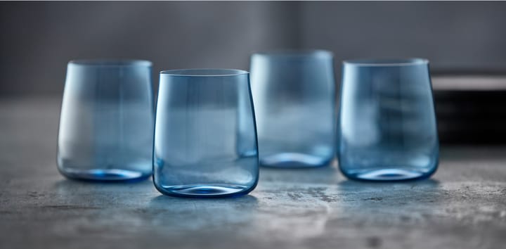 Zero vannglass 42 cl 4-pakning, Blue Lyngby Glas