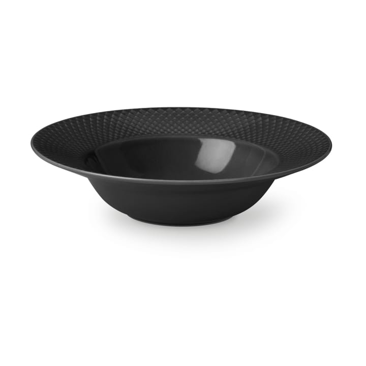 Rhombe Earth dyp tallerken Ø24.5 cm, Slate Lyngby Porcelæn