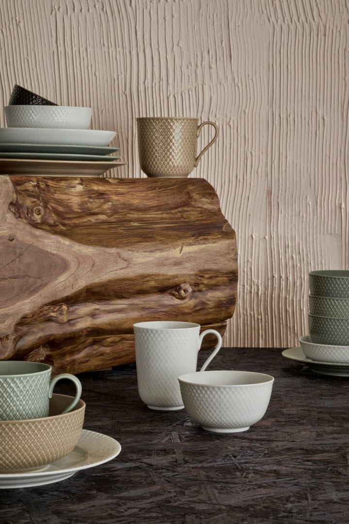 Rhombe Earth krus 39 cl, Moss Lyngby Porcelæn