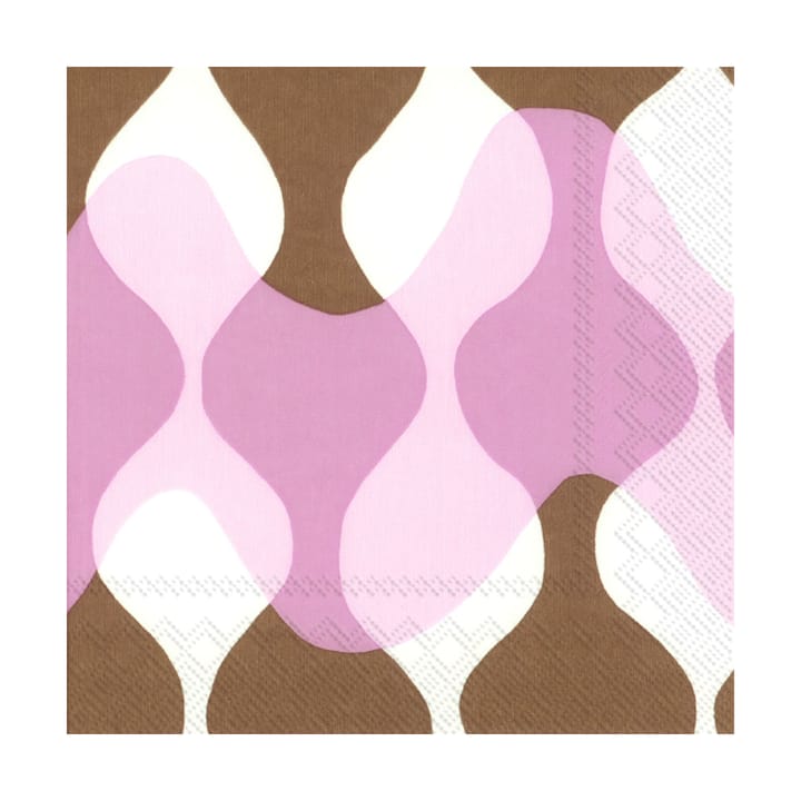 Lokki pergola servietter 33x33 cm 20-pk, Rose Marimekko