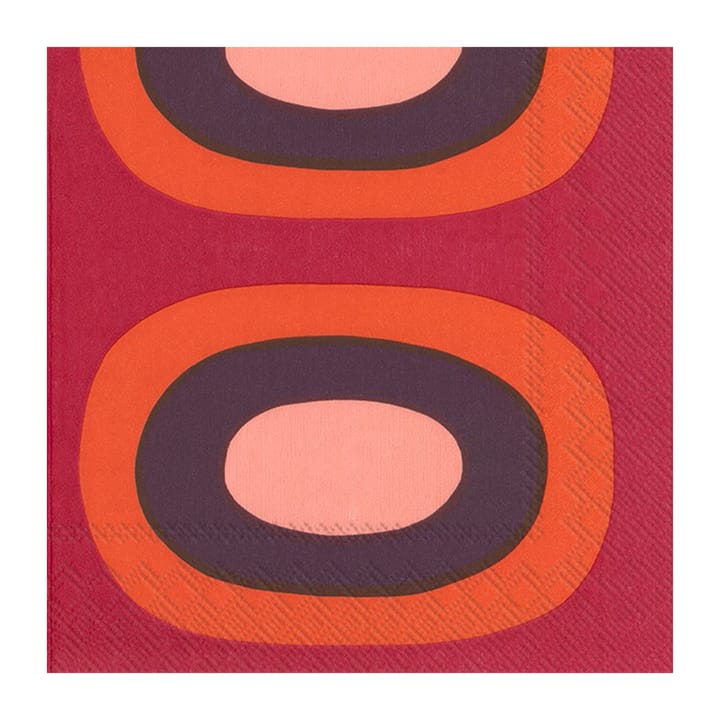 Melooni servietter 33 x 33 cm 20-pakning, Red Marimekko