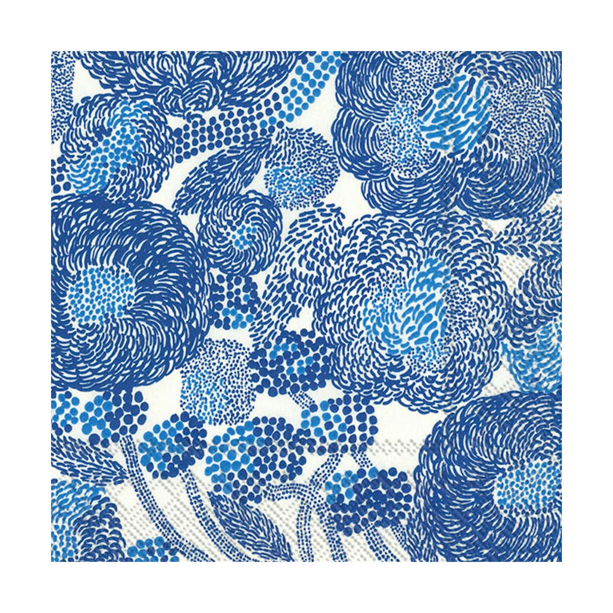 Marimekko Mynsteri servietter 33×33 cm 20-pk Cream blue